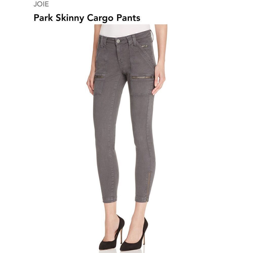 Joie 25 Women's Park Skinny Pants Storm blue grey